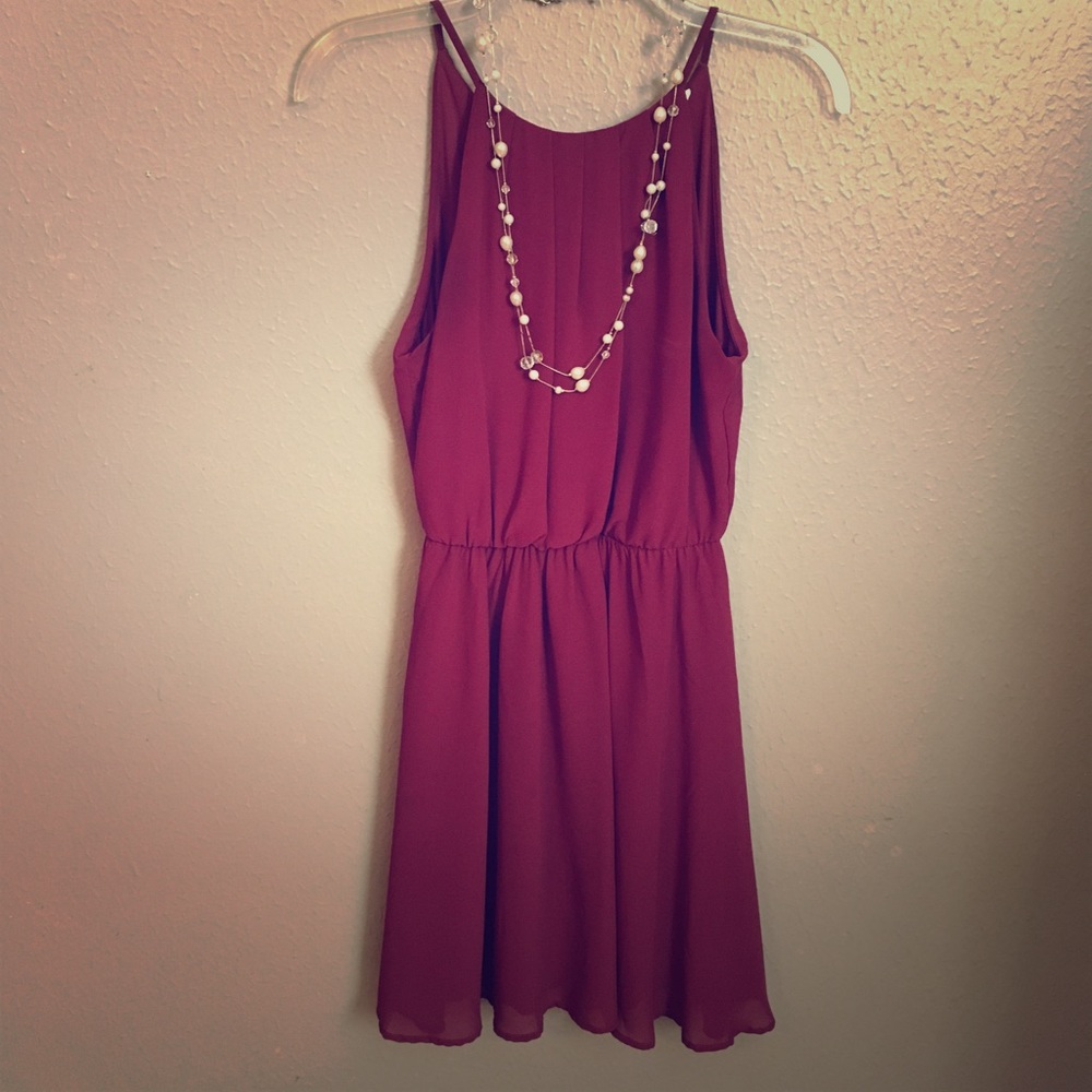Maroon dress